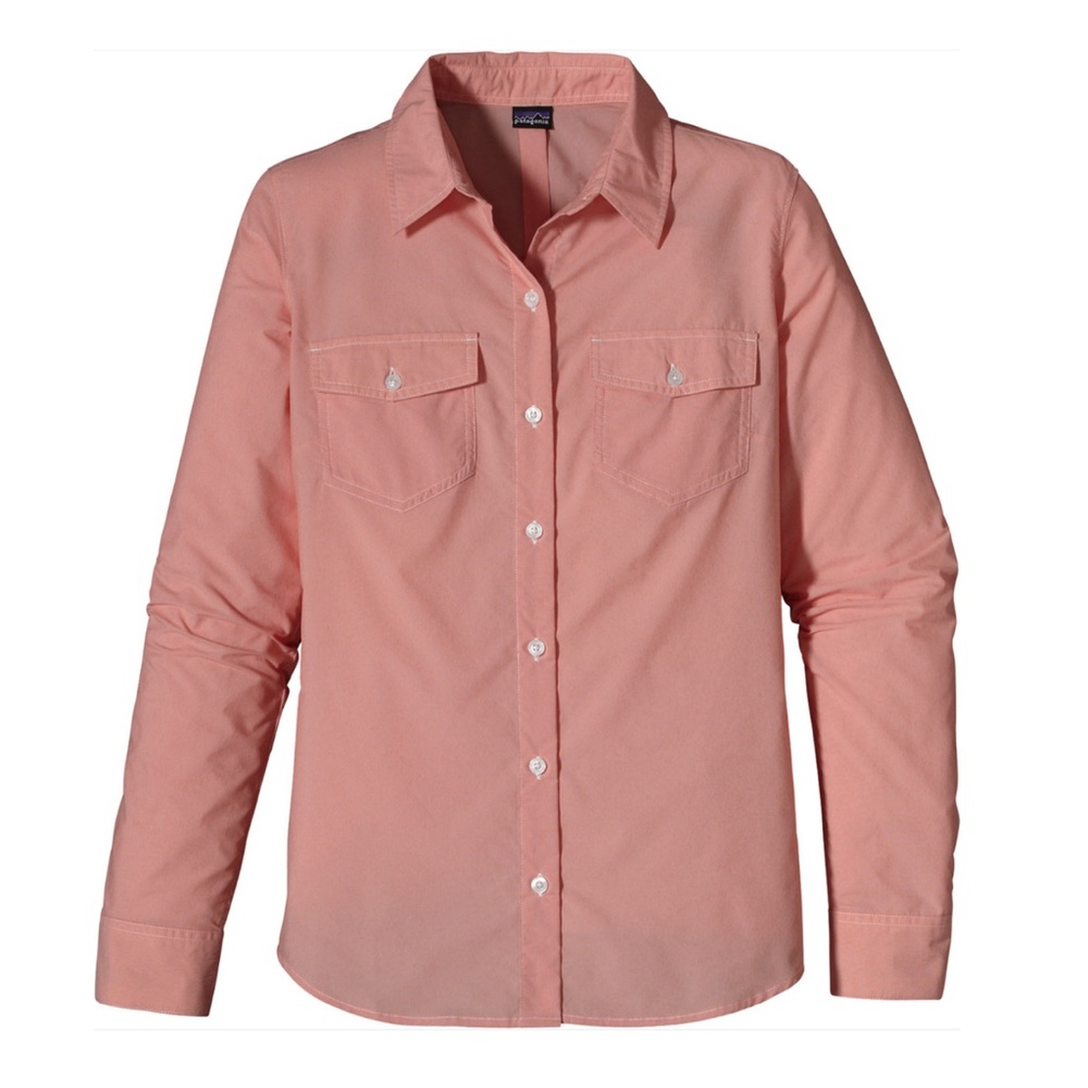 Columbia Women's Long-Sleeve Button Front Shirt - Pink